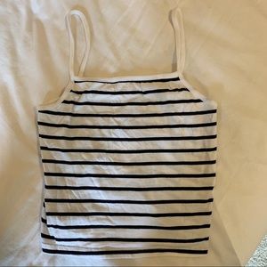 PacSun Basics Striped Cropped Tank